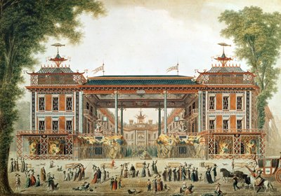 The Chinese Baths in Paris, established by Lenoir by French School